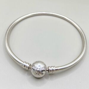 Pandora Silver Bracelet with Bow Clasp
